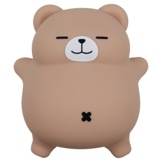 LED silikónová nočná lampička - chrápajúci medvedík Mary's