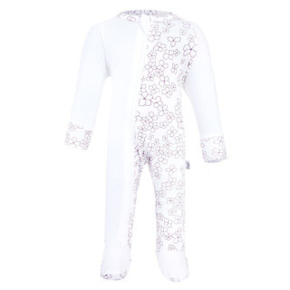 Overal tenký Tlač DR Outlast®UV faktor 50+, biela kvietka