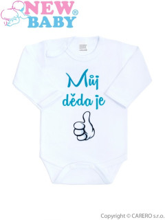 Body s potlačou New Baby Môj dedo je jednotka