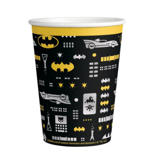 Tégliky papierové EKO - Batman 250 ml, 8 ks