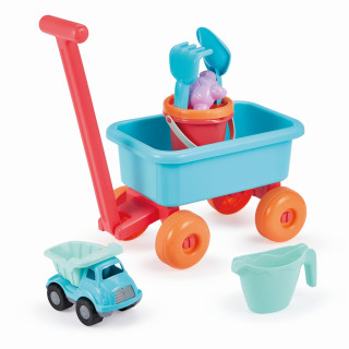 Vozík s kanvičkou a setom na piesok