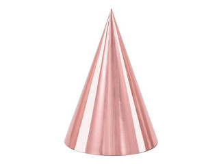Čiapočky rose gold 6 ks