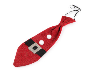 Vianočné/párty kravata červená