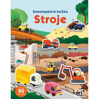 Samolepková knižka Stroje
