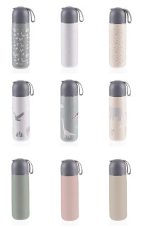 Termoska na tekutiny so silikónovým držiakom 400 ml Zopa