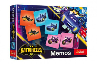 Pexeso papírové  Batmanův vozový park/Batwheels společenská hra 30 kusů