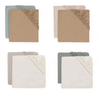 Prestieradlo napínacie 140/150 x 70/75 cm 2 ks Jollein