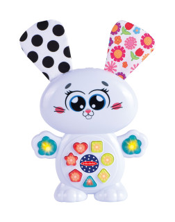 Zajac interaktívny s efektmi 18 cm