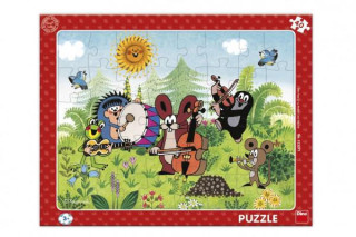 Puzzle doskové Krtko a kapela 40 dielikov