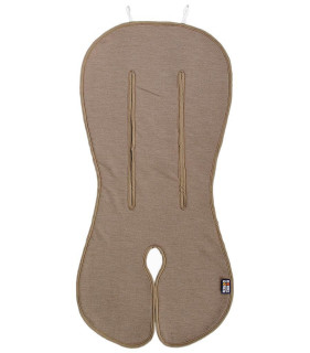 Letná vložka do kočíka 3D merino taupe