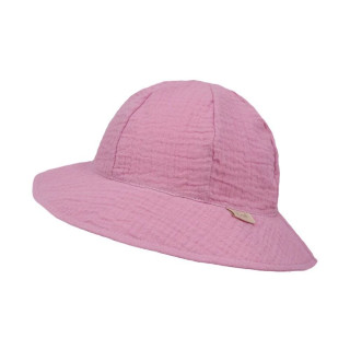 Dievčenské klobúk mušelín Birdie ružový