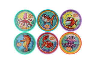 Bludisko hlavolam s guličkou morský svet 9 cm