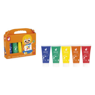 Prstové farby 5 ks Colorino Janod