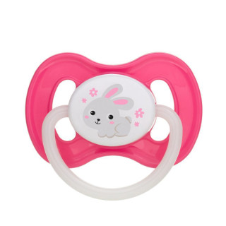 Cumlík kaučukový čerešnička BUNNY&COMPANY 0-6 m Canpol babies