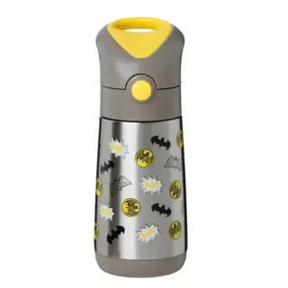 Nerezová termofľaša so slamkou 350 ml Batman b.box