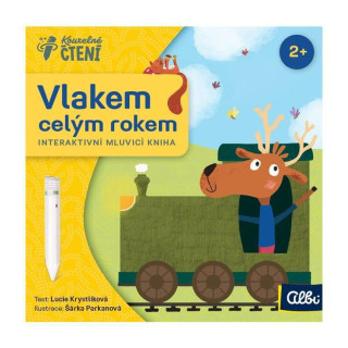 Kúzelné čítanie Leporelo Vlakom celým rokom