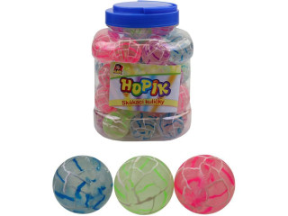 Hopsguľka transparent mramor 38 mm