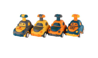 Autíčko stlač a choď 9 cm na zotrvačník