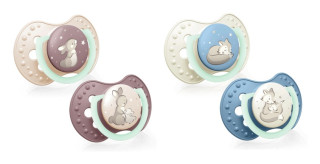 Cumlík svietiaci silikónový dynamický Night & Day 0 - 6 m, 2 ks Lovi