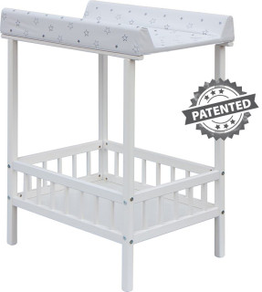 Prebaľovací pult Scarlett Spájka Hviezdička biely