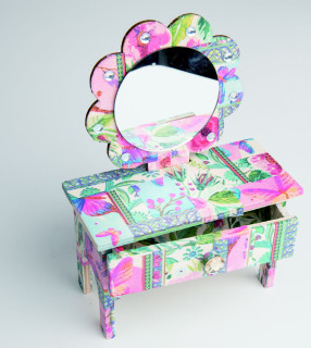 Arto DIY Šperkovnica - obrúsková metóda