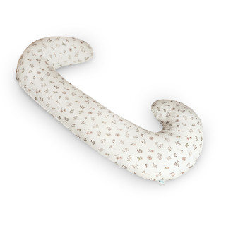 Vankúš na dojčenie Cebuška Physio Duo Mušelín Small Twigs 300 cm Ceba