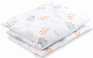 Súprava obliečok 2dielne 100 x 135 cm Medvedík s balónikmi Infantilo