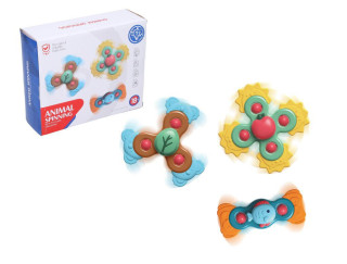 Baby spinnery - hryzátka s prísavkou 3 ks