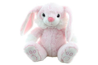 Plyšový králik ružový 23 cm