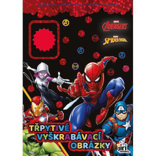 Trblietavé vyškrabávacie obrázky Marvel