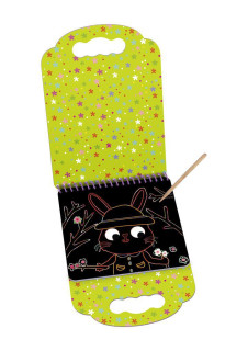 Vyškrabávací blok Zvieratká 6 obrázkov Tookyland