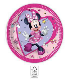 Papierové taniere EKO - Minnie Mouse (Junior Disney) 20 cm/8 ks