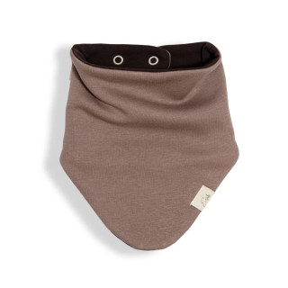 Šatka na krk bavlna Warmkeeper brown Veľ. 0 - 3 roky Esito