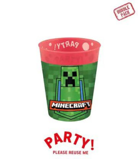 Téglik plastový - Minecraft 250 ml/4 ks