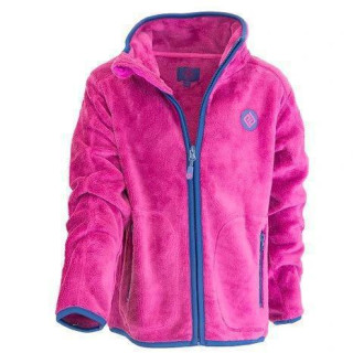 Mikina detská chlpatá so stojačikom, Pidilidi fuchsia