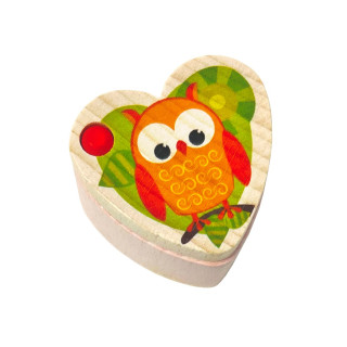 Krabička na zúbky Sovičky svetlo ružová Hess