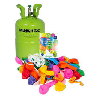 Helium na 50 balónikov + 50 balónikov