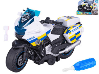 Motorka policajná skrutkovacia 22 cm na zotrvačník