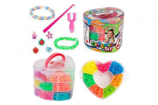 Urob si svoj náramok - gumičky 2700 ks + náčinie