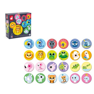 Hra Pexeso Emócie 24 ks Janod