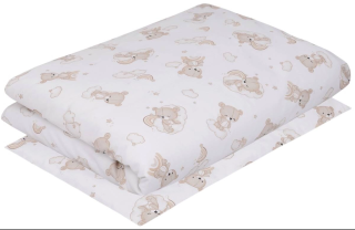 Súprava obliečok 2dielne bavlnené 120 x 90 cm Spiaci medvedík Infantilo