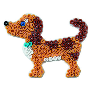 Podložka na zažehľovacie korálky Hama Psík MIDI