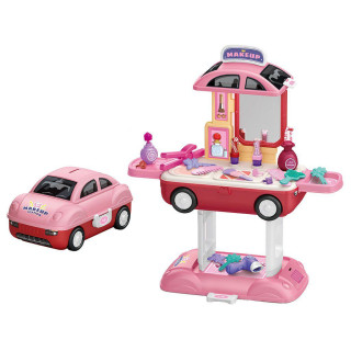 Dievčenský kozmetický salón v aute 2v1 Baby Mix