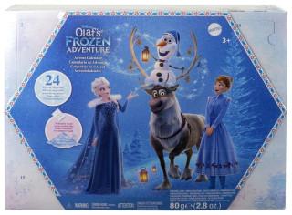 Frozen adventný kalendár s malými bábikami