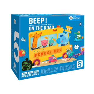 Puzzle Beep! Na ceste 3v1 Jarmelo