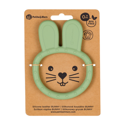 Hryzátko silikónové Bunny Sweet Pea Petite & Mars
