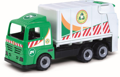 Smetiarske auto s pogumovanými kolesami - dĺžka 50 cm Androni Heavy Trucks