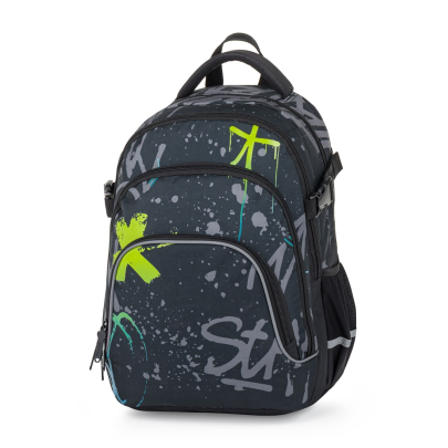 Študentský batoh Graffiti Blue Oxy Scooler