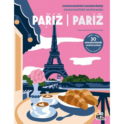 Cestovateľské omaľovánky Paríž