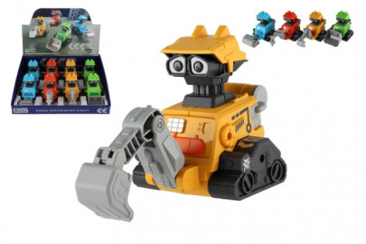 Robot vesmírny Stlač a choď plast 14 cm na zotrvačník
